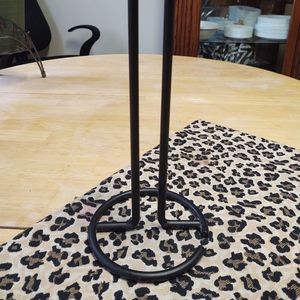 Black Wrought-iron Paper Towel Holder